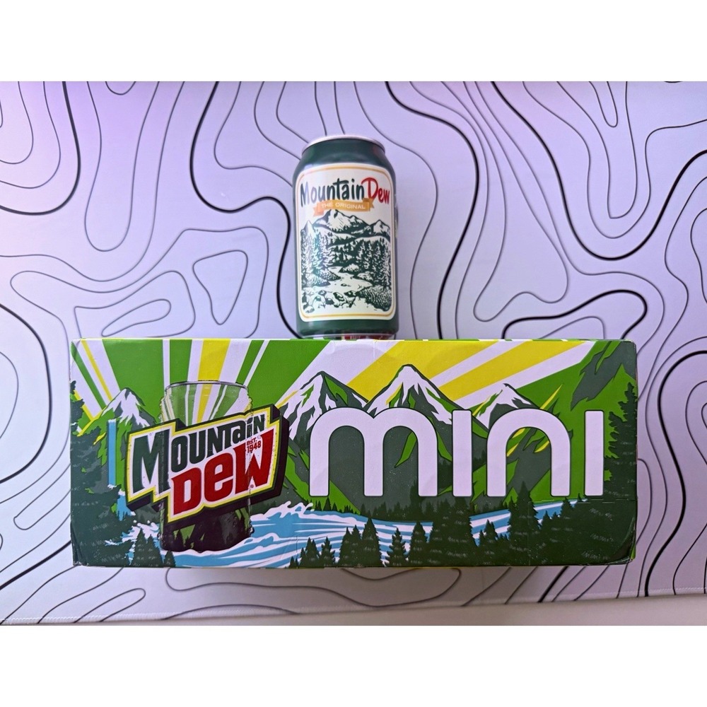 RARE Limited Edition Mountain Dew 1984 Heritage Can + 10 Pack LE ON HAND